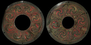 Irish Celtic - Ultimate La Tene Style - Enamelled Double Roundel