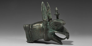 Greek Gryphon-Head Cauldron Mount