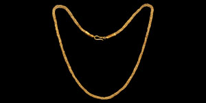 Roman Heavy Gold Braided Chain with Clasp