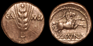 Celtic Iron Age Coins - Catuvellauni - Cunobelin - Classic Gold Stater