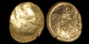 Celtic Iron Age Coins - Iceni - Snettisham Multiple Pellets Gold Stater