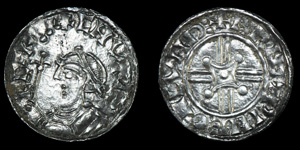 Anglo-Saxon Harthacnut - London/Brihtwine - Arm and Sceptre Penny