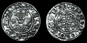 Norman William I - Hertford/Theodric - Two Stars Penny