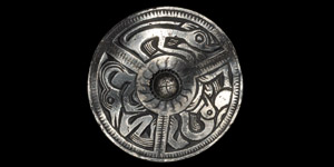Viking Disc Brooch with Animal Frieze