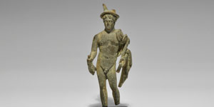Roman Bronze Mercury Statuette
