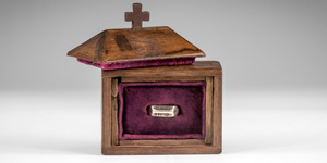Medieval Joan of Arc Devotional Ring with Casket and Documents