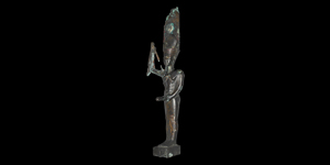 Amun-Min Statuette with Inscribed Base