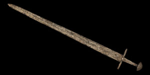 Viking Iron Cross-Potent Inlaid Sword