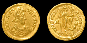 Honorius - Gold Solidus