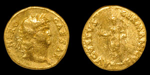 Roman Nero - Gold Aureus