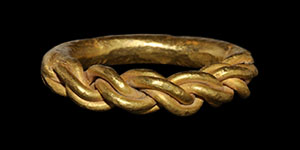 Viking Gold Twisted Ring