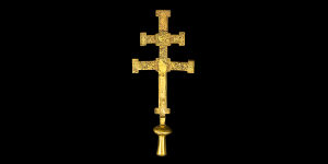 Gilt Altar Patriarchal Cross