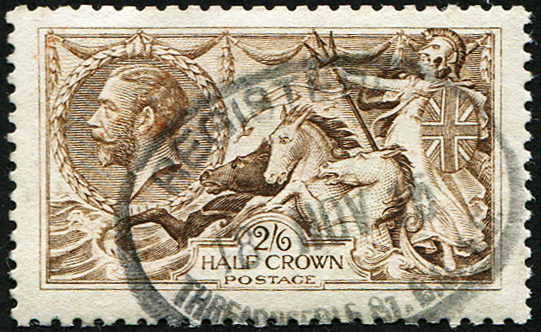2/6d SG 407(10) BROWN VGU