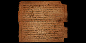 Roman Tablet With Testament of Pomponius Sperantius