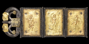 Military Parade Buckle with Gods