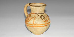 Greek Ceramic Decorated Jug