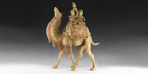 Chinese Camel with Foreigner and Musicians