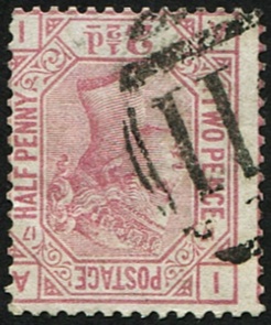 2 1/2d SG 141wi, Pl.17 WMK.INV VFU