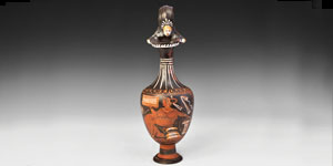 Greek Apulian Ceramic Red Figure Oinochoe