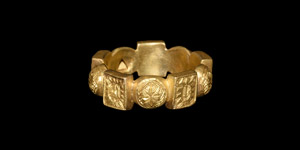 Medieval Gold Iconographic Ring