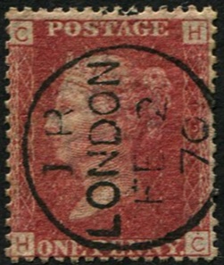 1d SG 43, Pl.123 SUPERB USED