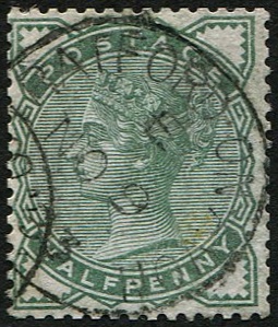1/2d SG 164 DEEP-GREEN VFU