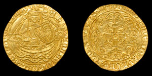 English Medieval Henry VI - London - Reigate Hoard Annulet Half Noble