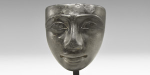 Egyptian Black Basalt Face