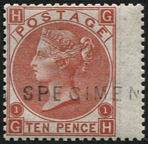 10d SG 112s OVPT. SPECIMEN TYPE 10