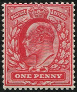 1d SG 274(4) Pale Rose-Carmine U/M