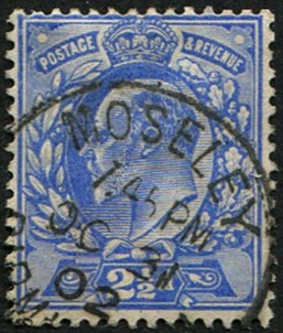 2 1/2d SG 230(1) DEEP ULTRAMARINE VFU