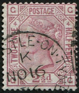 2 1/2d SG 141, Pl.4 VFU