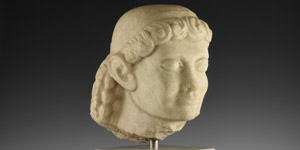Eastern Greek Youthful Head of a Kouros