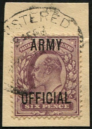 Army 6d SG O50 VFU