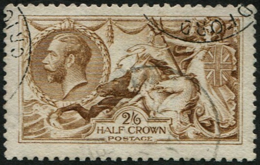 2/6d SG 406(8) BRIGHT YELLOW-BROWN VFU