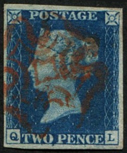 1d Pl.2 QL VARIETY, RED MX VFU