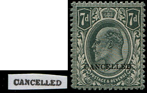 7d SG 305 OVPT CANCELLED TYPE 25