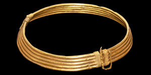 Gold Multi-Channeled Torc