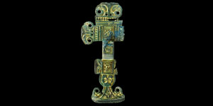 Anglo-Saxon Gilt-Bronze Cruciform Brooch