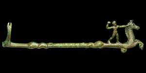 Roman Scale Bar with Neptune, Hippocamp and Griffin