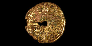Anglo-Saxon Gilt Pin-Set Head for Cnotheru