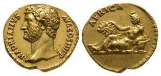 Hadrian - Africa Gold Aureus