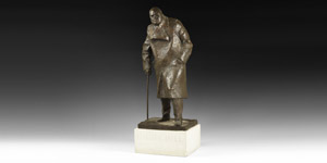 Vintage Parliament Square Churchill Maquette