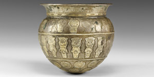 Western Asiatic Pre-Achaemenid Gilt Silver Jar