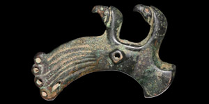 Western Asiatic Bactrian Macehead with Eagles