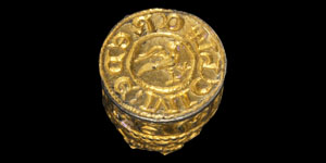 Medieval Silver-Gilt Believe Me Privi Seal Matrix