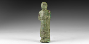 Western Asiatic Sumerian Statuette of a Worshipper