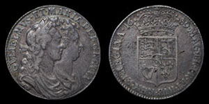 William and Mary - Halfcrown - 1689