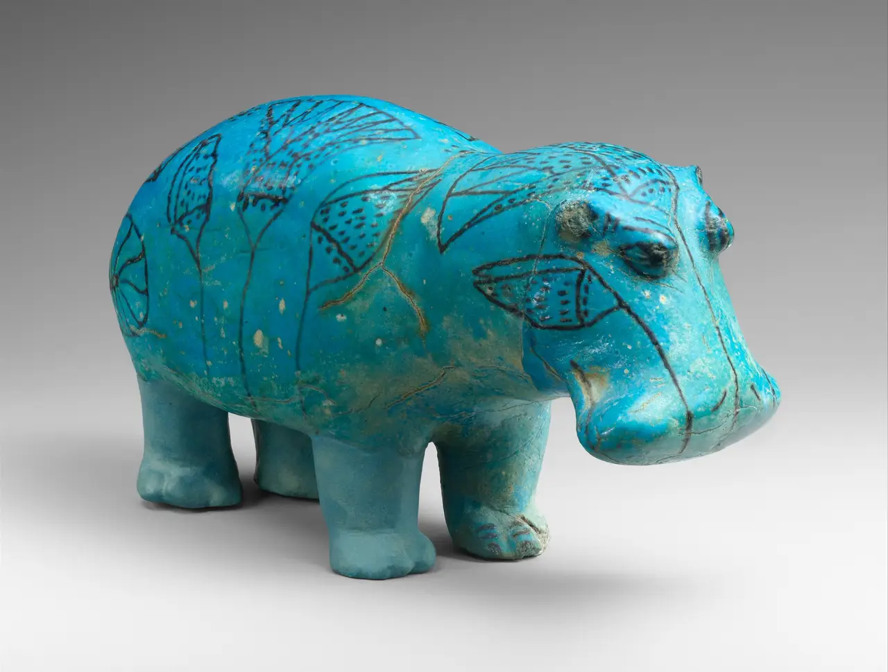 William, the Metropolitan Museum's faience hippopotamus