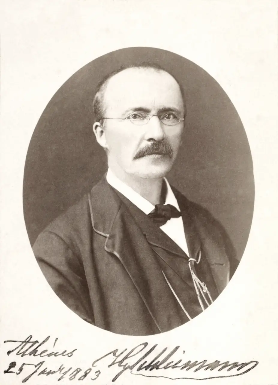Heinrich Schliemann, photographed in Athens in 1883
